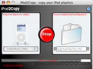 iPod2Copy 1.7.4 screenshot